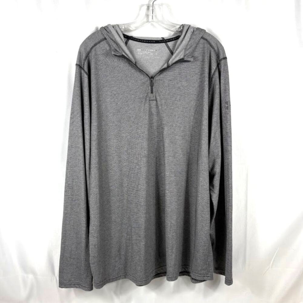 UNDER ARMOUR XXL Threadborne 1/4 Zip Hoodie Shirt